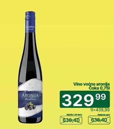 Vino voćno aronija Čoka 0,75l