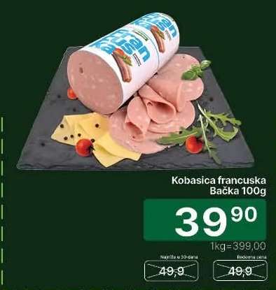 Kobasica Francuska Bačka 100g
