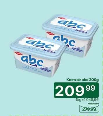 Krem sir ABC 200g