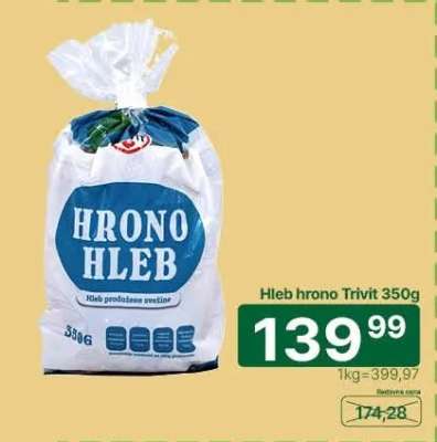 Hleb hrono Trivit 350g