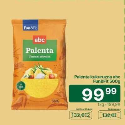 Palenta kukuruzna ABC Fun&Fit 500g