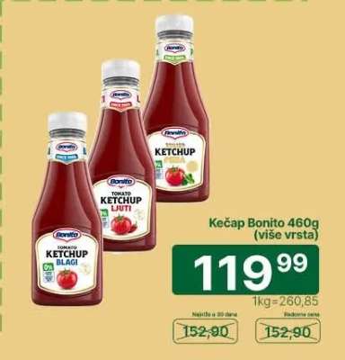 Kečap Bonito 460g