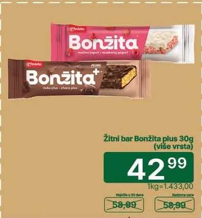 Žitní bar Bonžita plus 30g (více vrsta)