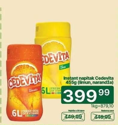 Instant napitak Cedevita 455g (limun, narandža)