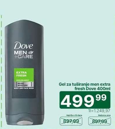 Gel za tuširanje men extra fresh Dove 400ml