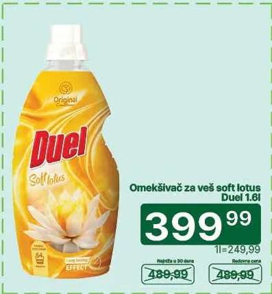 Omekšivač za veš soft lotus Duel 1,6l