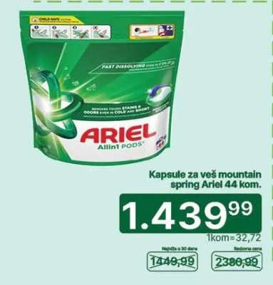 Kapsule za veš mountain spring Ariel 44 kom.