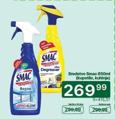 Sredstvo Smac 650ml (kupatilo, kuhinja)