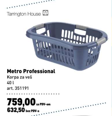 Metro Professional Korpa za veš