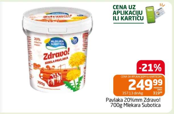 Pavlaka 20%mm Zdravo!