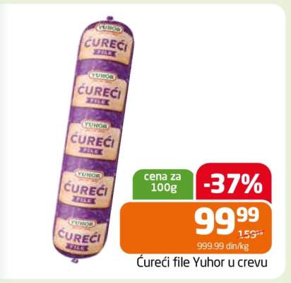 Ćureći file Yuhor u crevu