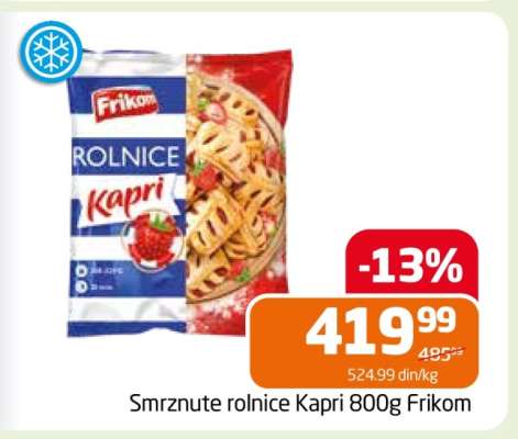 Smrznute rolnice Kapri 800g Frikom
