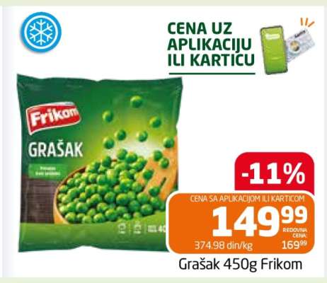 Grašak 450g Frikom