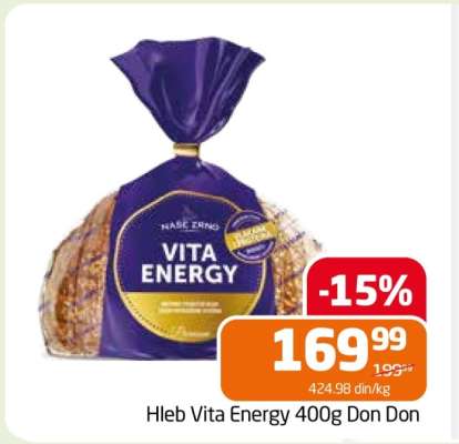 Hleb Vita Energy 400g Don Don