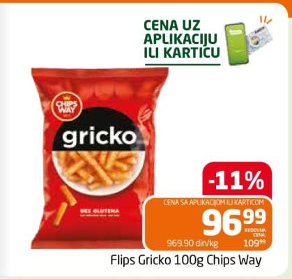 Flips Gricko 100g Chips Way