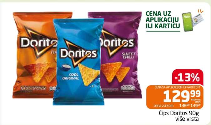Čips Doritos 90g više vrsta