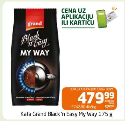 Kafa Grand Black ‘n Easy My Way 175 g