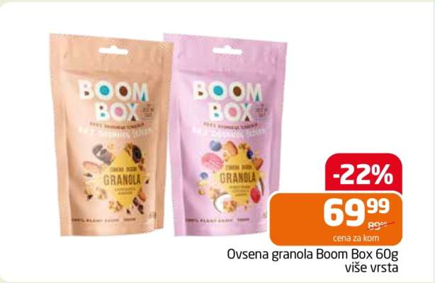 Ovsena granola Boom Box 60g