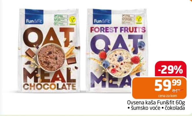 Ovsena kaša Fun&fit 60g