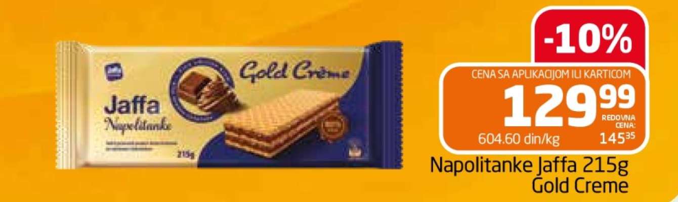 Napolitanke Jaffa 215g Gold Creme