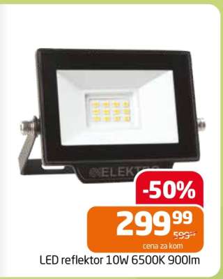 Led reflektor 10W 6500k 900LM