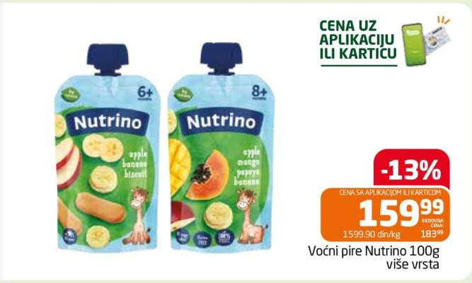 Voćni pire Nutrino 100g