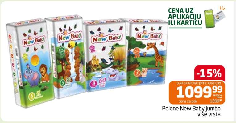 Pelene New Baby jumbo