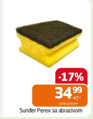 Sunđer Perex sa abrazivom