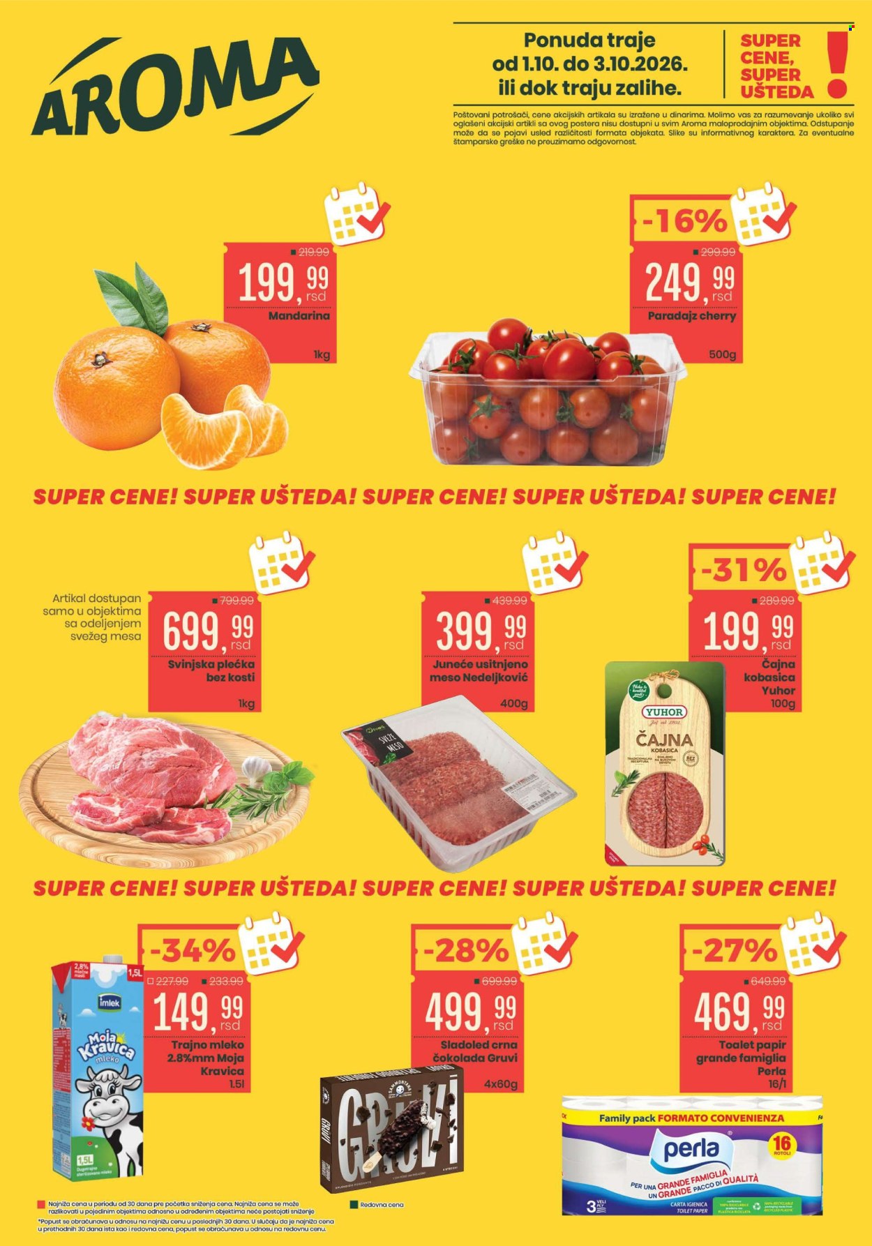 Aroma Market katalog - 01.10.2026 - 03.10.2026. Stranica 1