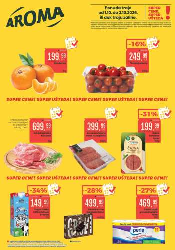 Aroma Market katalog - 01.10.2026 - 03.10.2026.