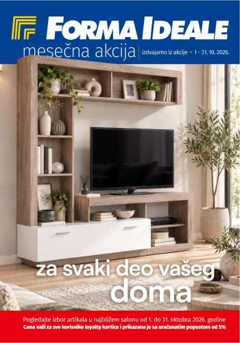 Forma Ideale katalog - 01.10.2026 - 31.10.2026.