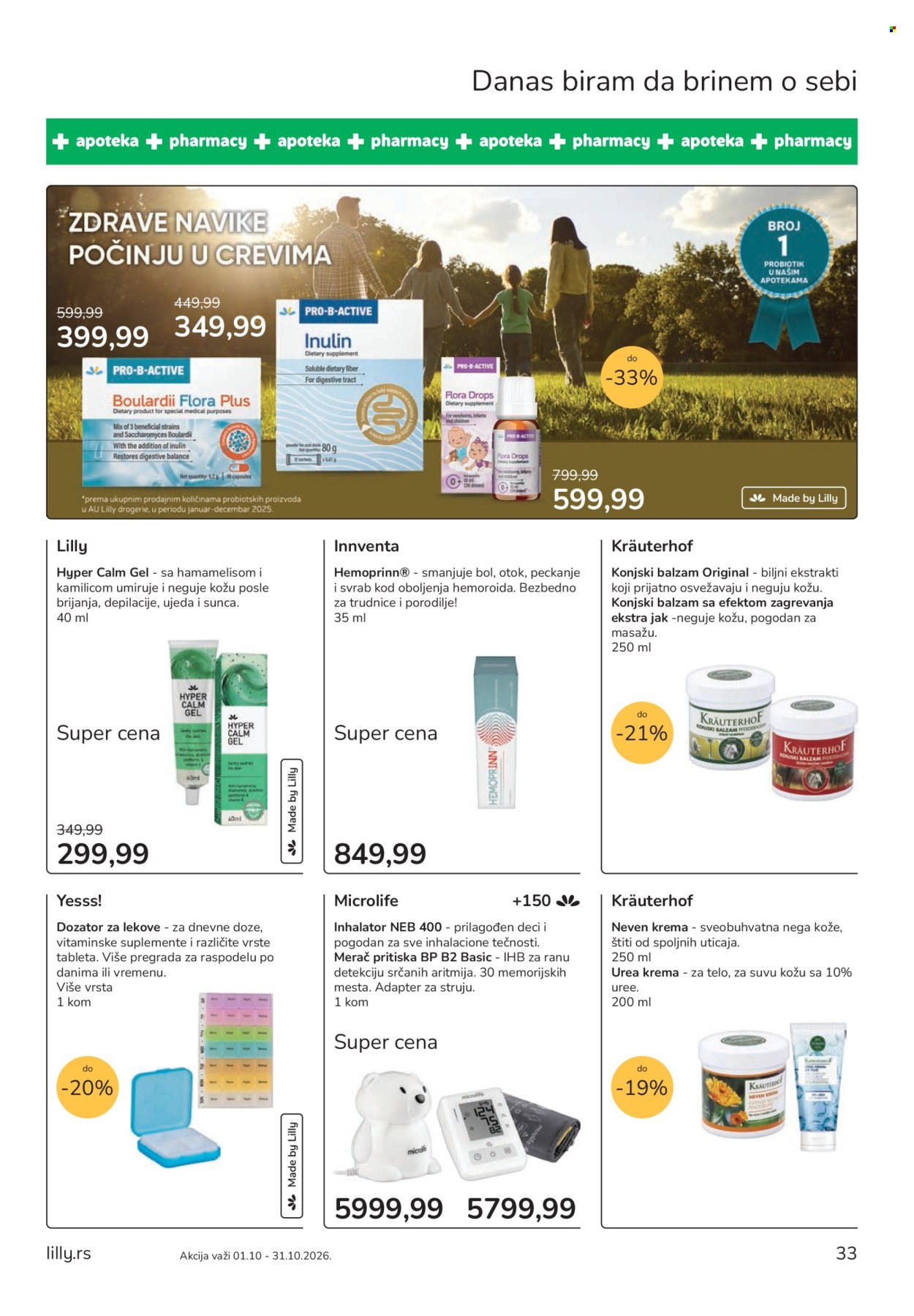 Lilly Drogerie katalog - 01.10.2026 - 31.10.2026. Stranica 33