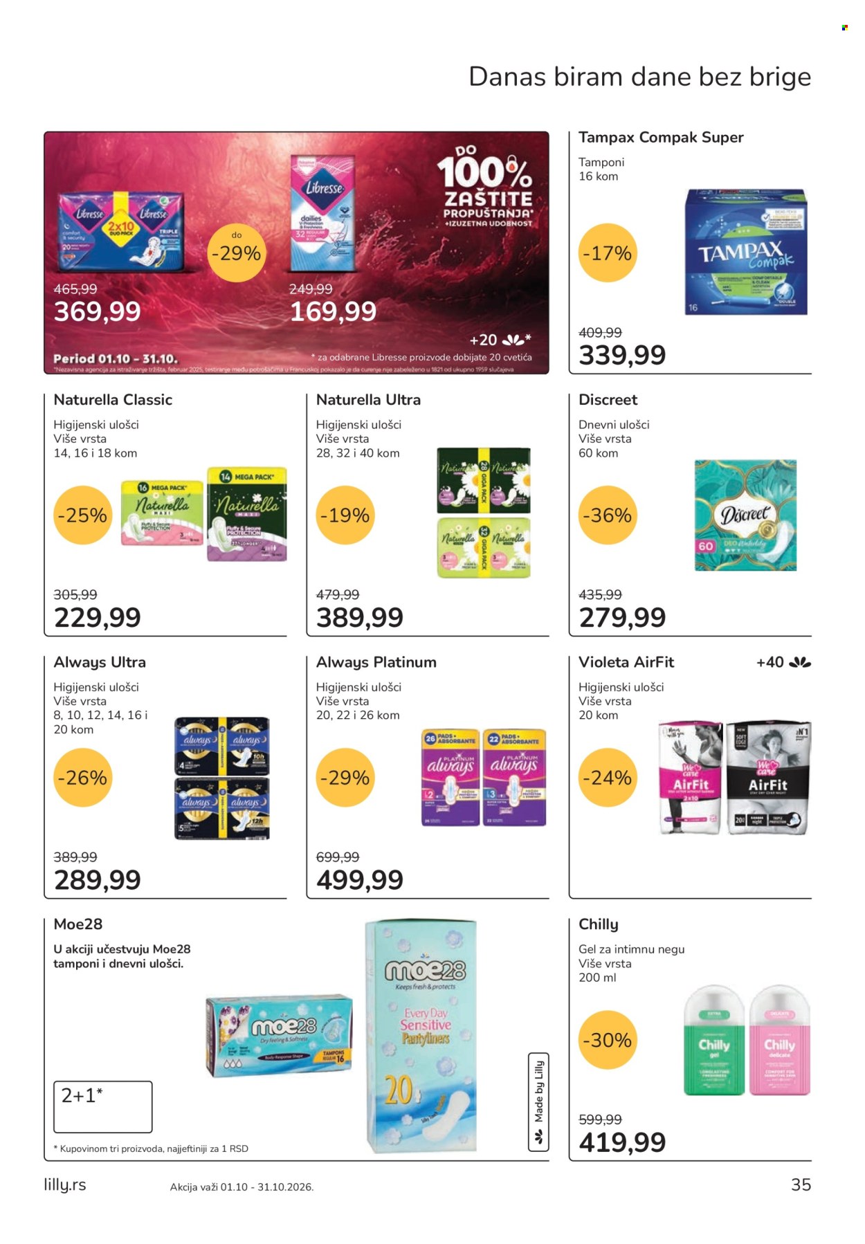 Lilly Drogerie katalog - 01.10.2026 - 31.10.2026. Stranica 35
