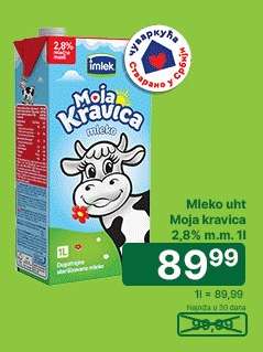 Mleko uht Moja Kravica