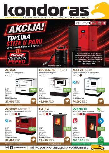 Kondor As katalog - 01.10.2026 - 31.10.2026.