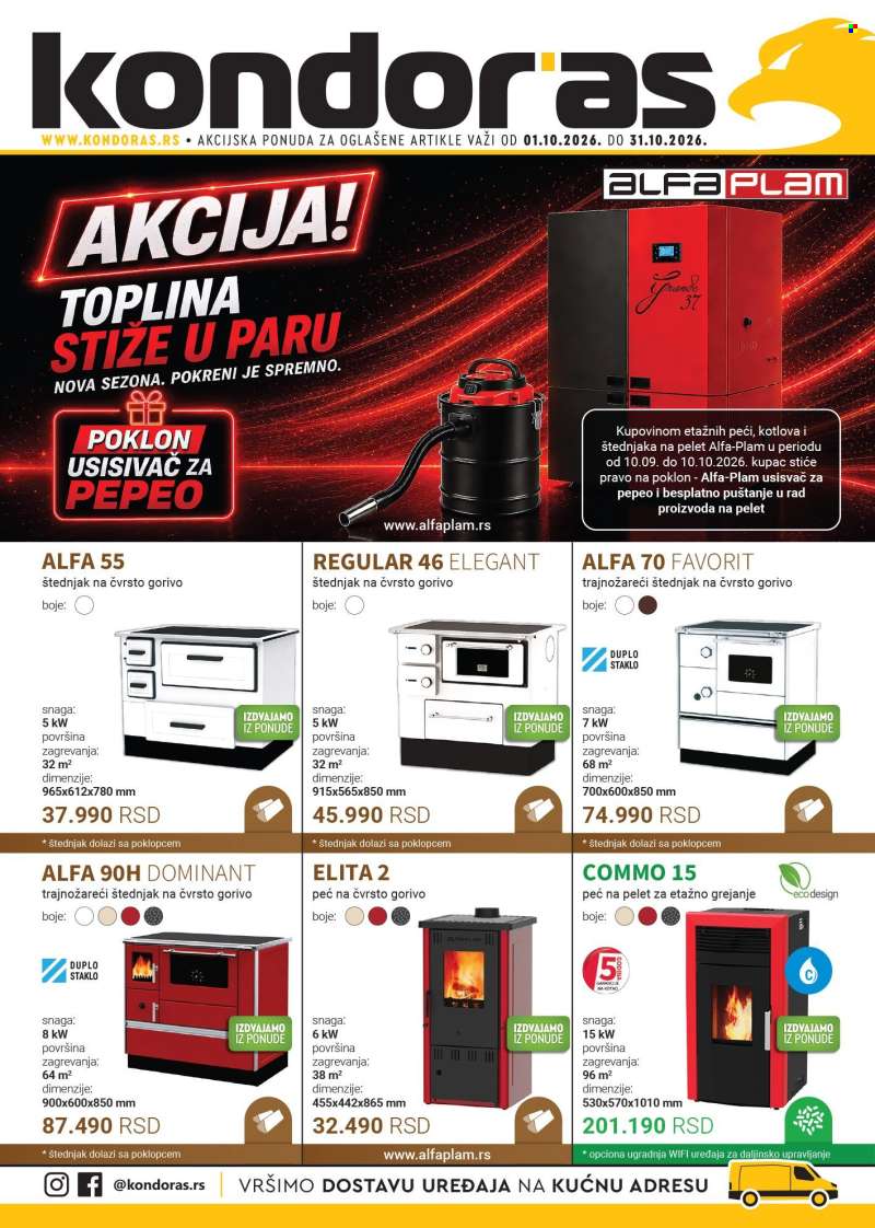 Kondor As katalog - 01.10.2026 - 31.10.2026.