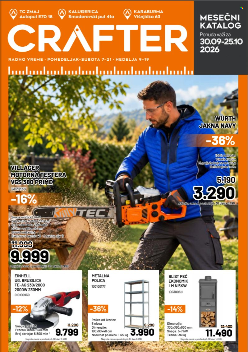Crafter katalog - 30.09.2026 - 25.10.2026. Stranica 1