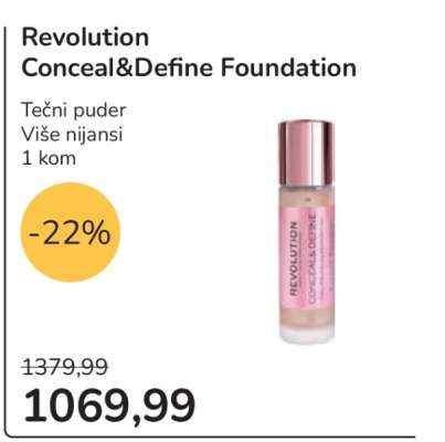 Revolution Conceal&Define Foundation