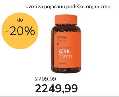 BIVits ACTIVA Cink 25mg