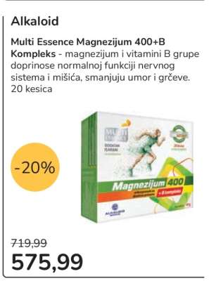 Multi Essence Magnezijum 400+B Kompeks
