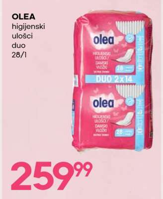 OLEA higijenski ulošci duo 28/1