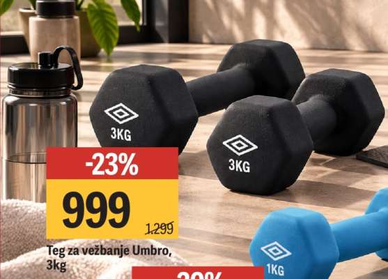 Teg za vežbanje Umbro, 3kg