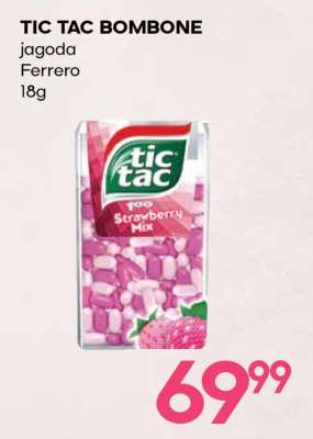 TIC TAC BOMBONE