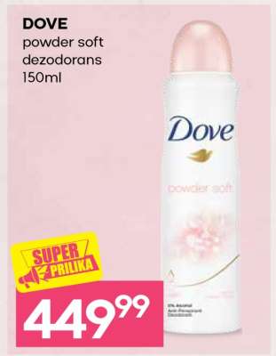 DOVE powder soft dezodorans 150ml