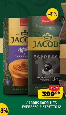 JACOBS CAPSULES ESPRESSO RISTRETTO 12