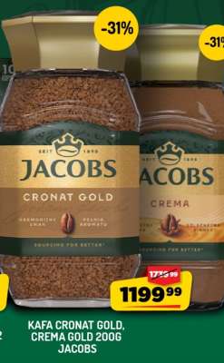 Jacobs Cronat Gold, Crema Gold 200g