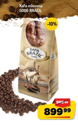 Kafa mlevena 500G BRAZIL