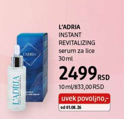 L'ADRIA INSTANT REVITALIZING