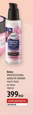 Balea PROFESSIONAL KERATIN REPAIR noční fluid