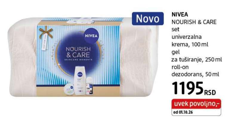 NIVEA NOURISH & CARE set